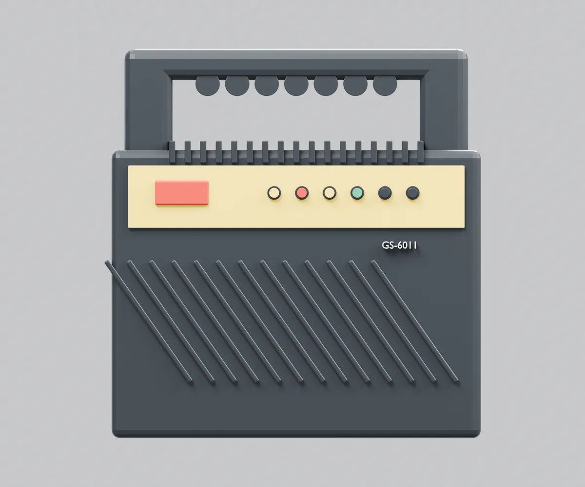 GS-6011, vista frontal ilustrativa