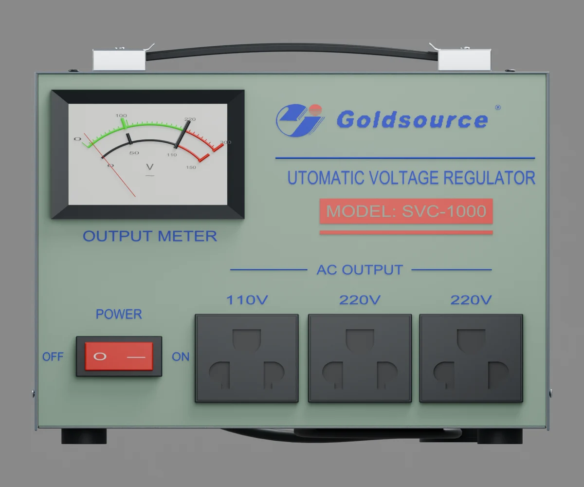 SVC-1000 front panel, illustrative render
