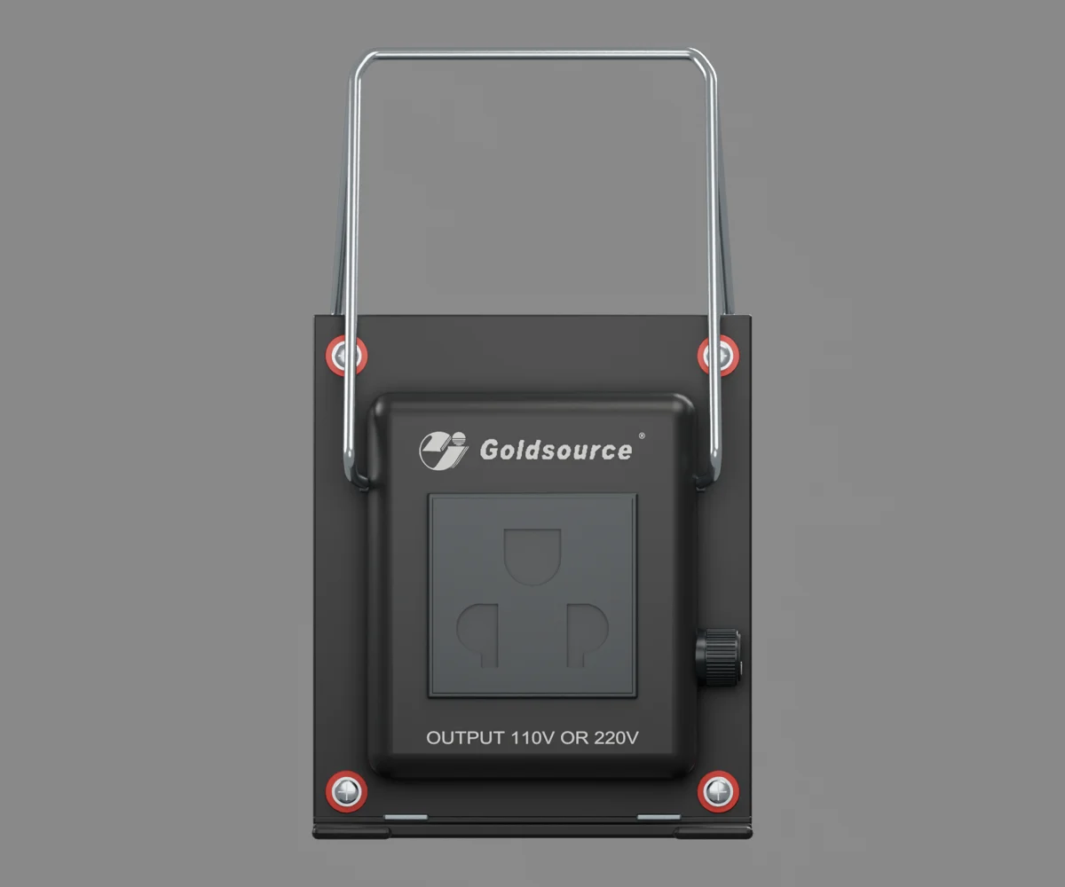 HFM-THG-1000 front panel, illustrative render